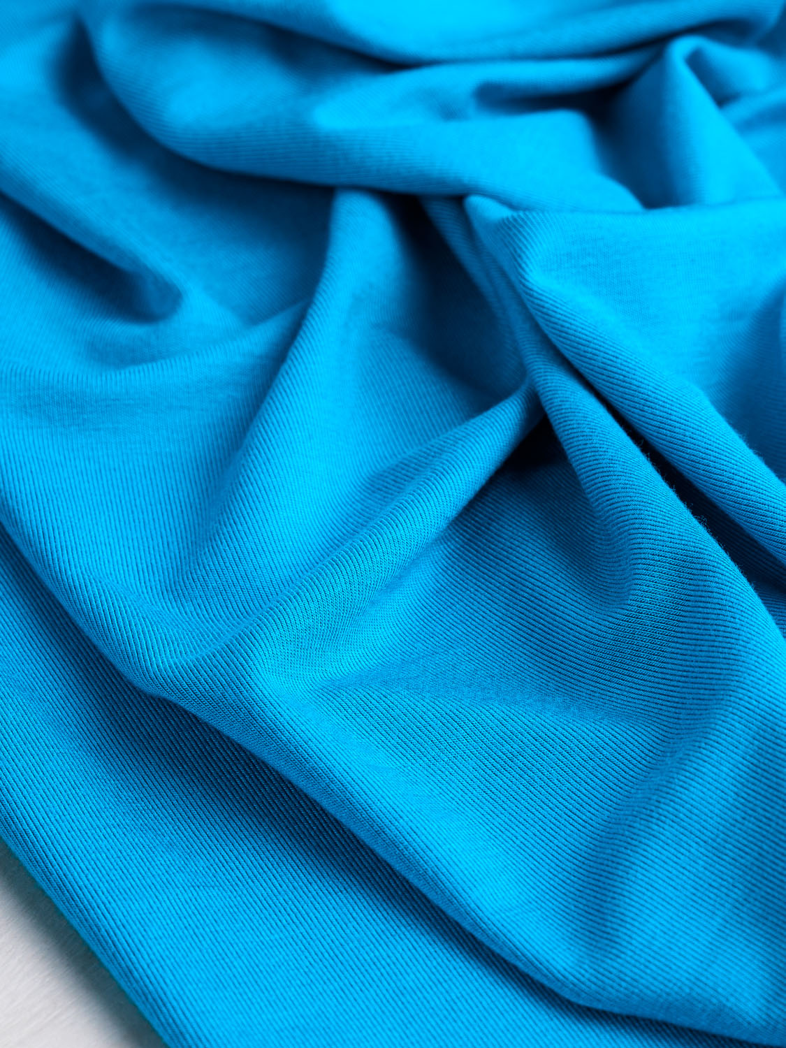 Stretch Bamboo Jersey - Caribbean Blue | Core Fabrics
