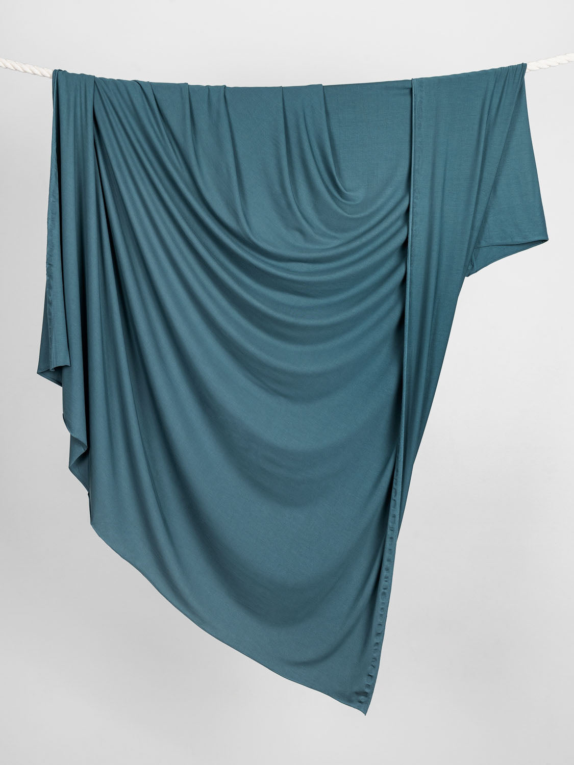 Stretch Bamboo Jersey - Dusty Teal | Core Fabrics