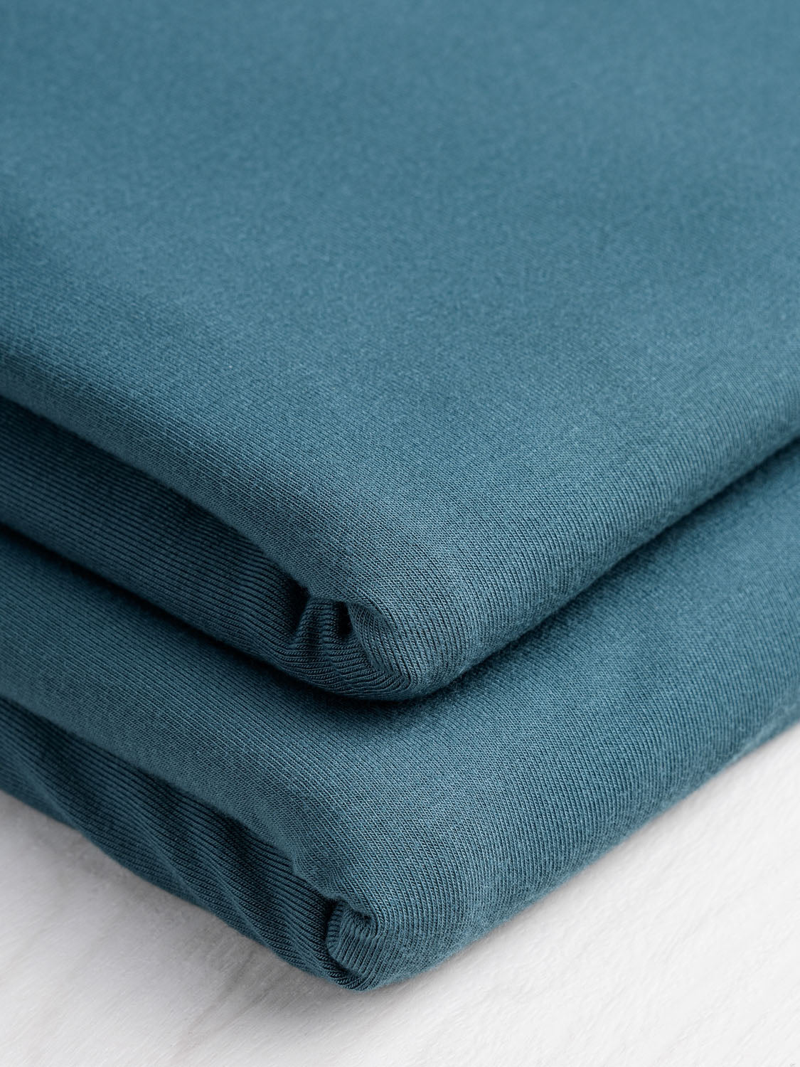 Stretch Bamboo Jersey - Dusty Teal | Core Fabrics