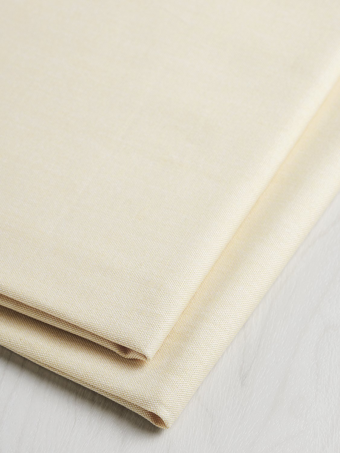 Cotton Oxford Shirting - Butter Yellow Core Fabrics