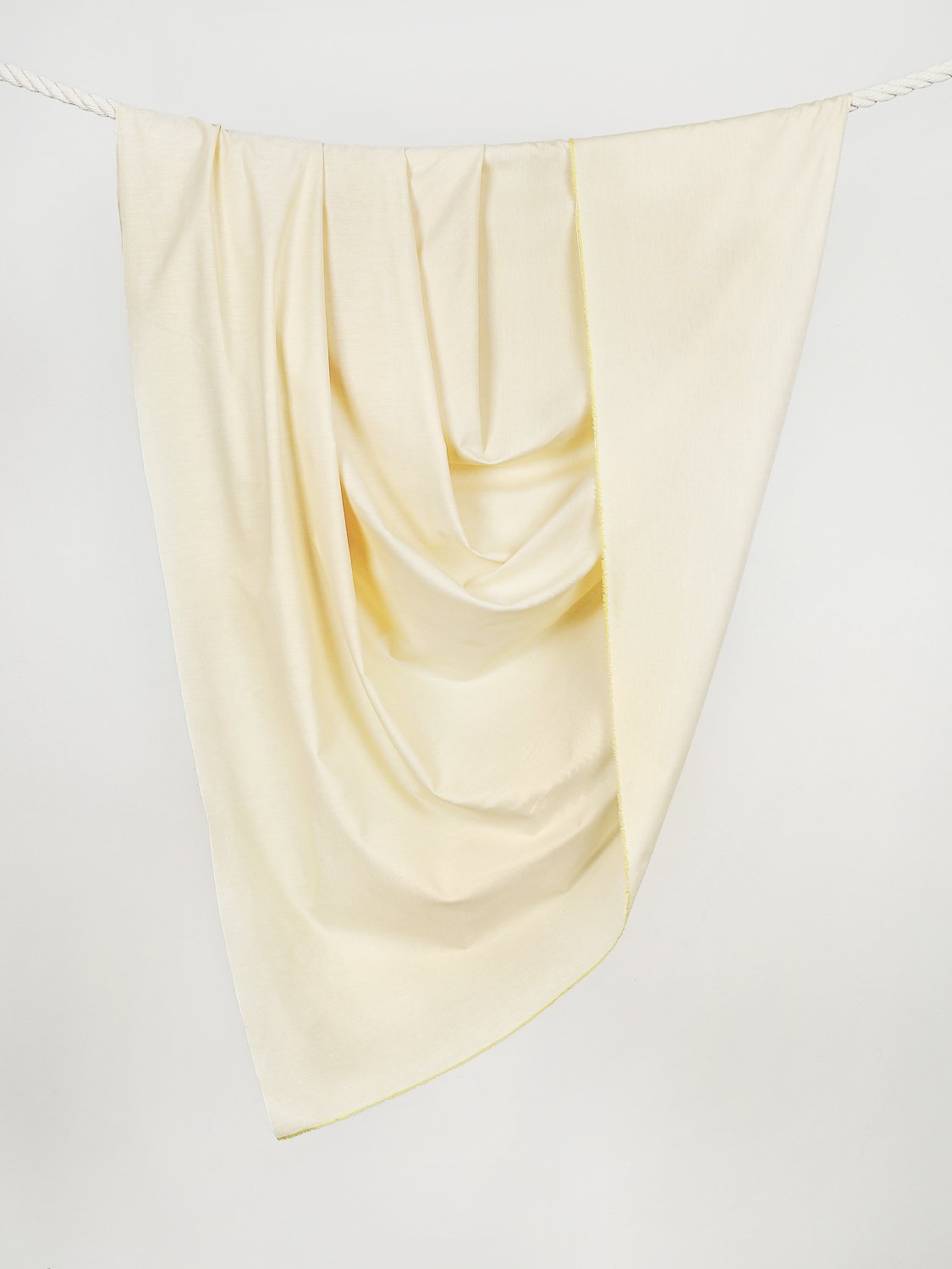 Cotton Oxford Shirting - Butter Yellow Core Fabrics