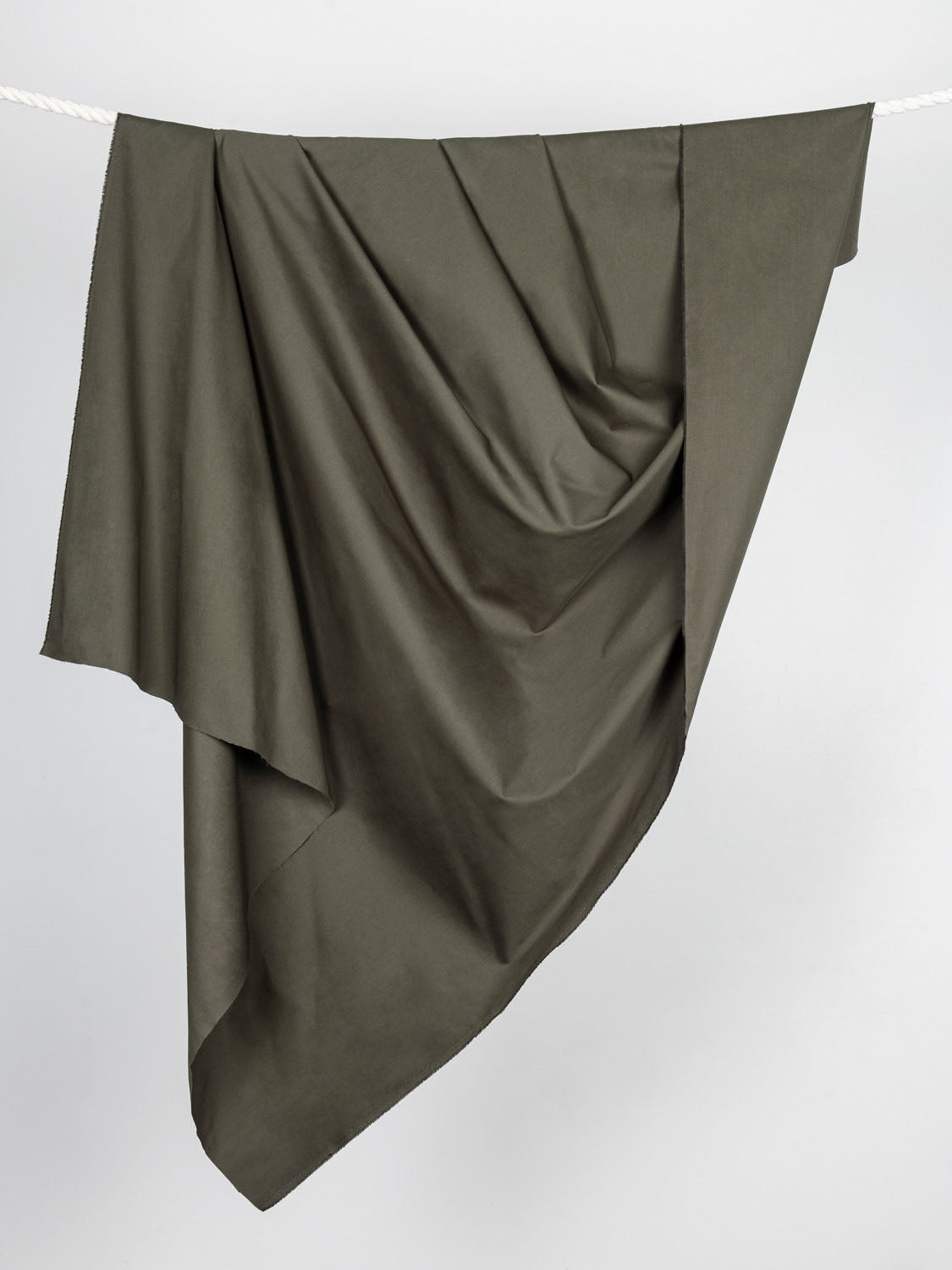 Lightweight Organic Cotton Stretch 6 oz Twill - Hunter Green | Core Fabrics