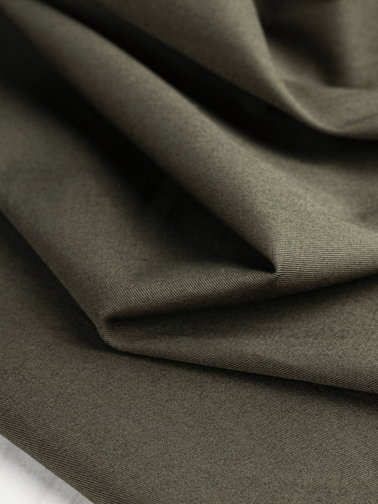 Light Grey Solid Cotton Twill Fabric (FC-533) - Dinesh Exports