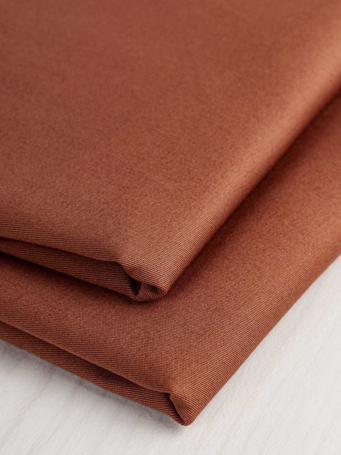 Gingerbread Swatch Lightweight Organic Cotton Stretch 6 oz Twill - Gingerbread | Core Fabrics