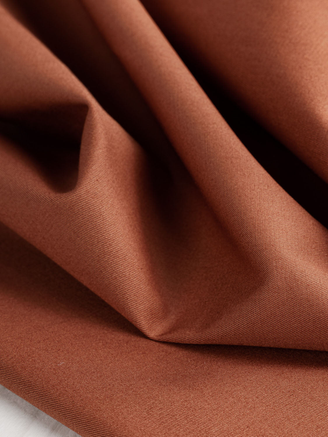 Gingerbread Swatch Lightweight Organic Cotton Stretch 6 oz Twill - Gingerbread | Core Fabrics