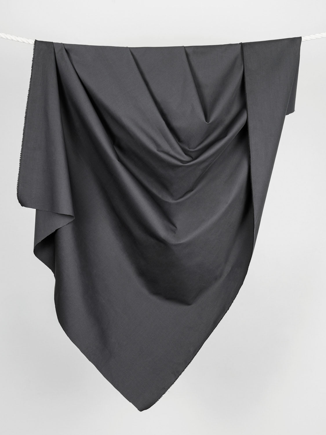 Lightweight Organic Cotton Stretch 6 oz Twill- Pebble Grey | Core Fabrics