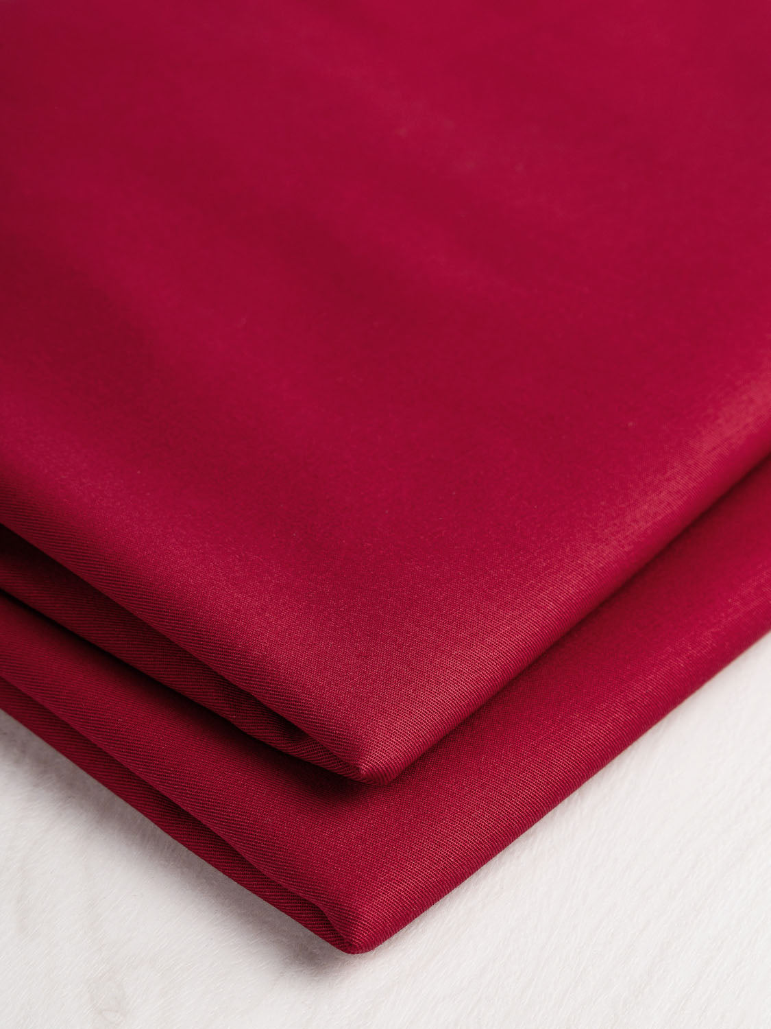 Lightweight Organic Cotton Stretch 6 oz Twill- Scarlet | Core Fabrics