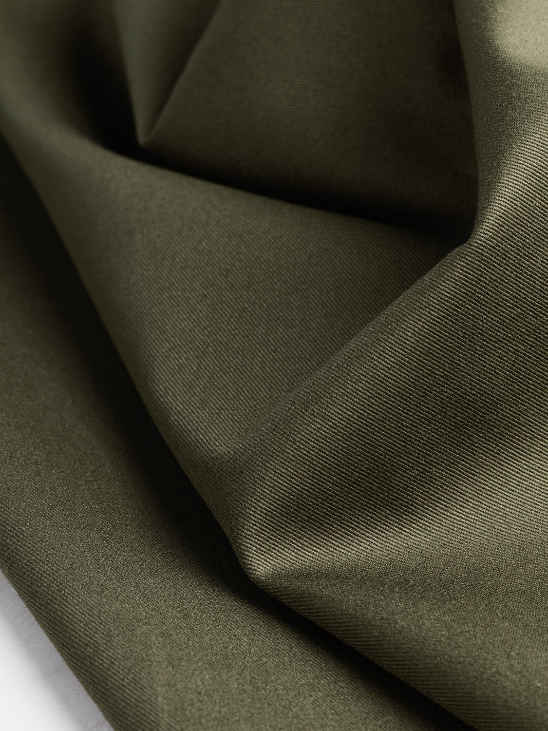 Midweight  Organic Cotton Twill - Olive | Core Fabrics