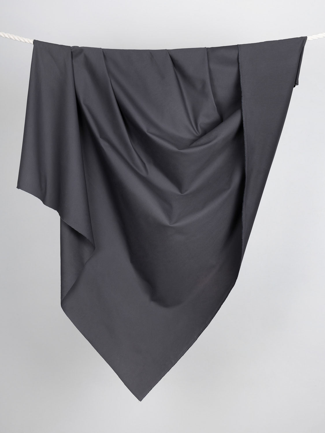 Midweight  Organic Cotton Twill - Charcoal | Core Fabrics