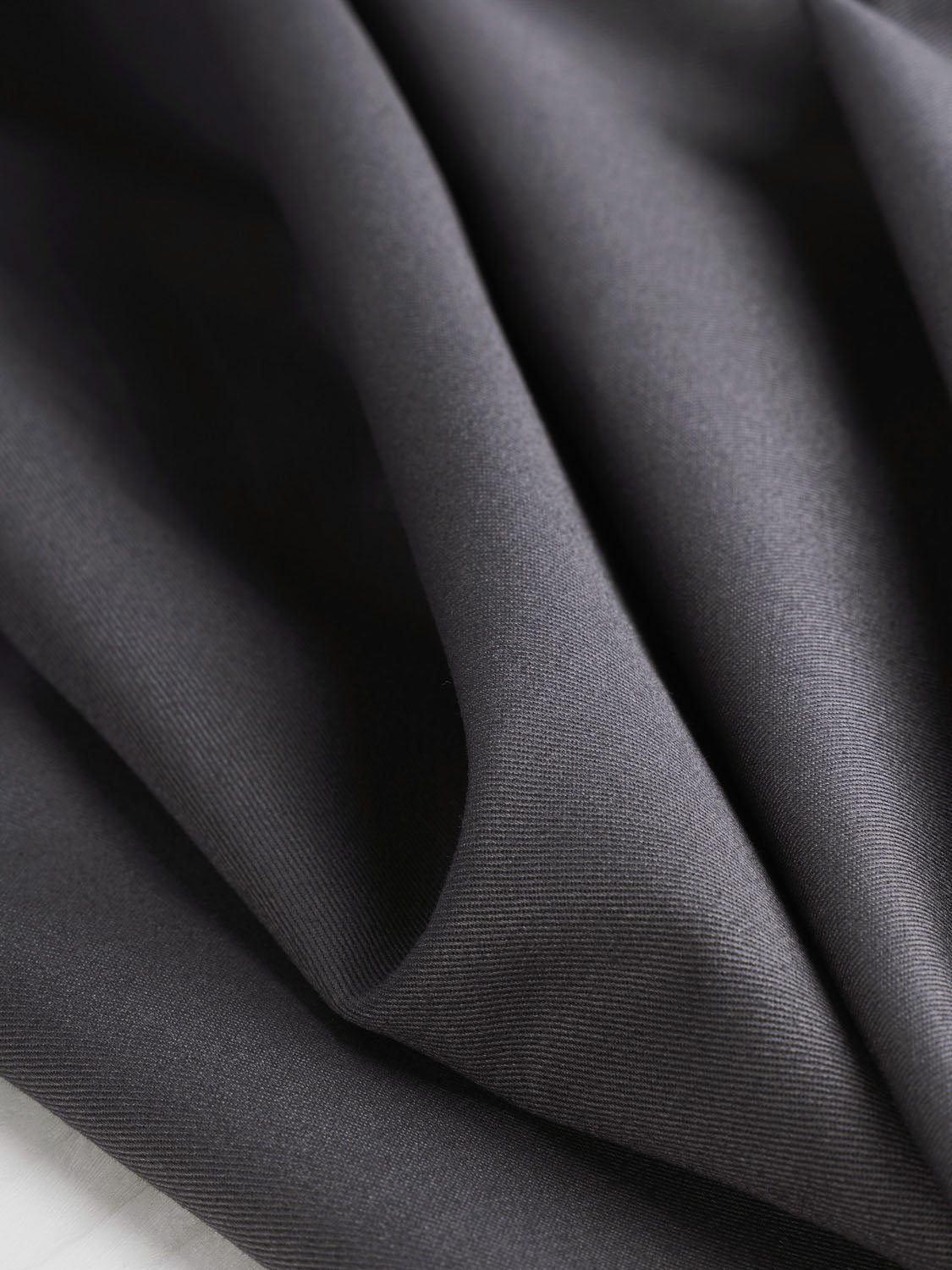 Midweight  Organic Cotton Twill - Charcoal | Core Fabrics