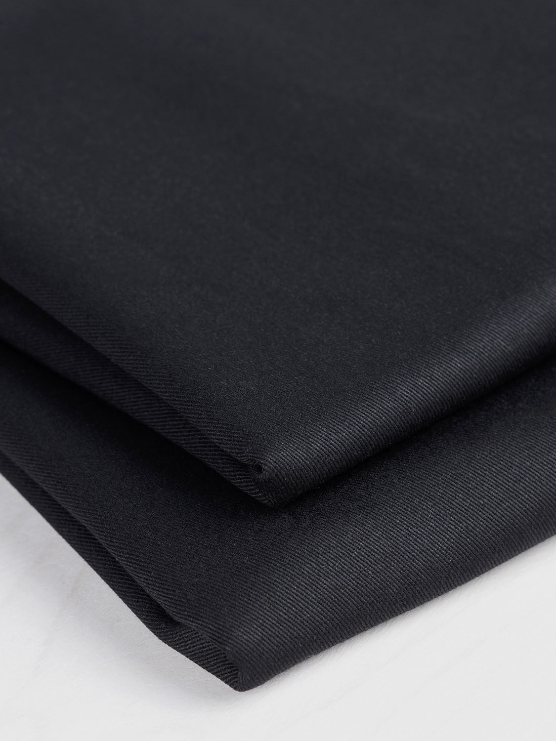 Midweight  Organic Cotton Twill - Black | Core Fabrics