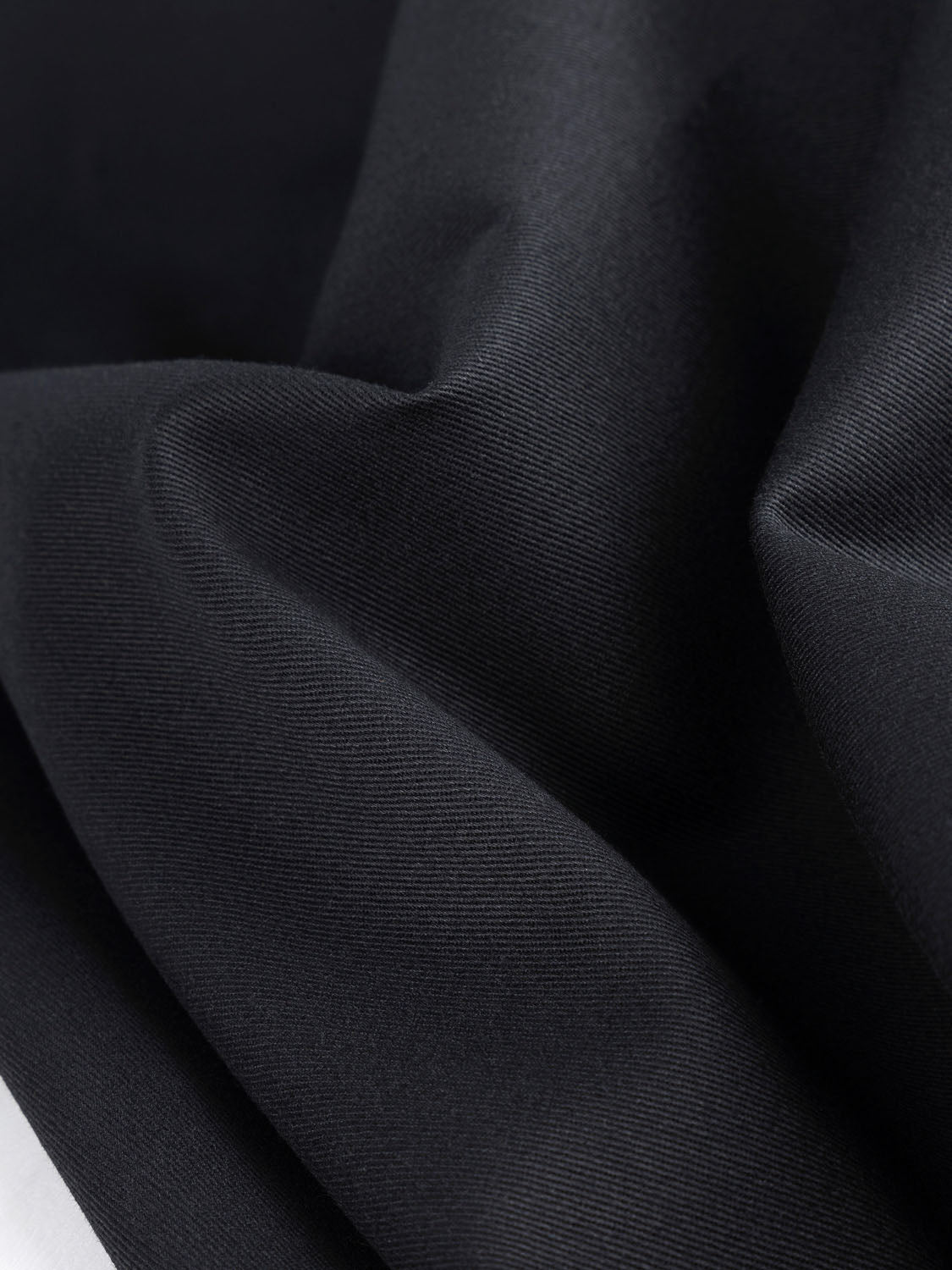 Midweight  Organic Cotton Twill - Black | Core Fabrics