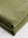 Sandwashed Cupro - Moss | Core Fabrics
