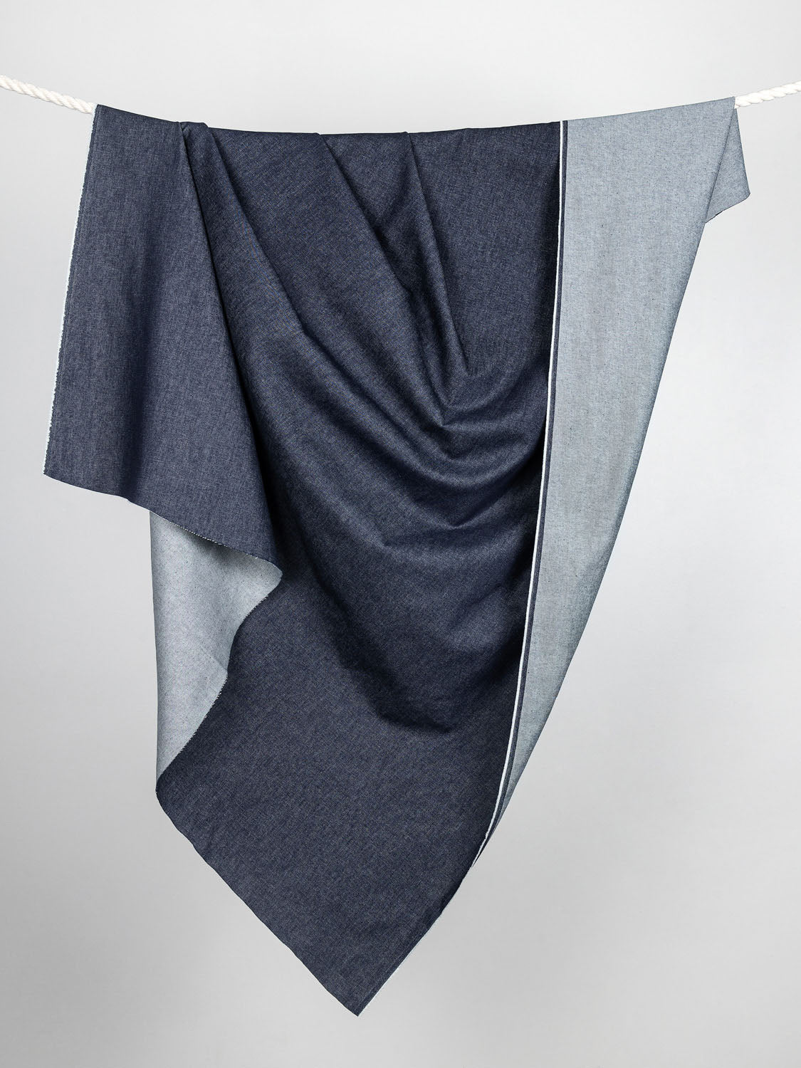 11oz Non-Stretch Organic Cotton Denim - Deep Indigo | Core Fabrics