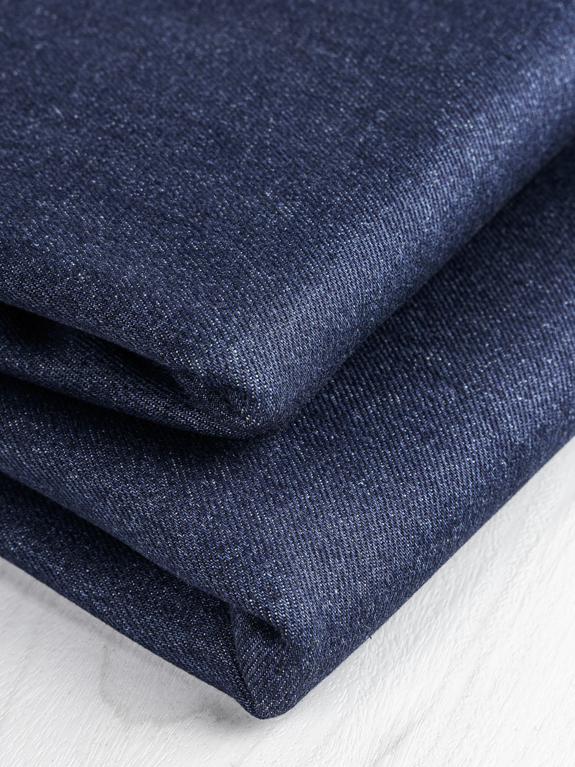 14.25oz Non-Stretch Organic Cotton Denim - True Indigo | Core Fabrics