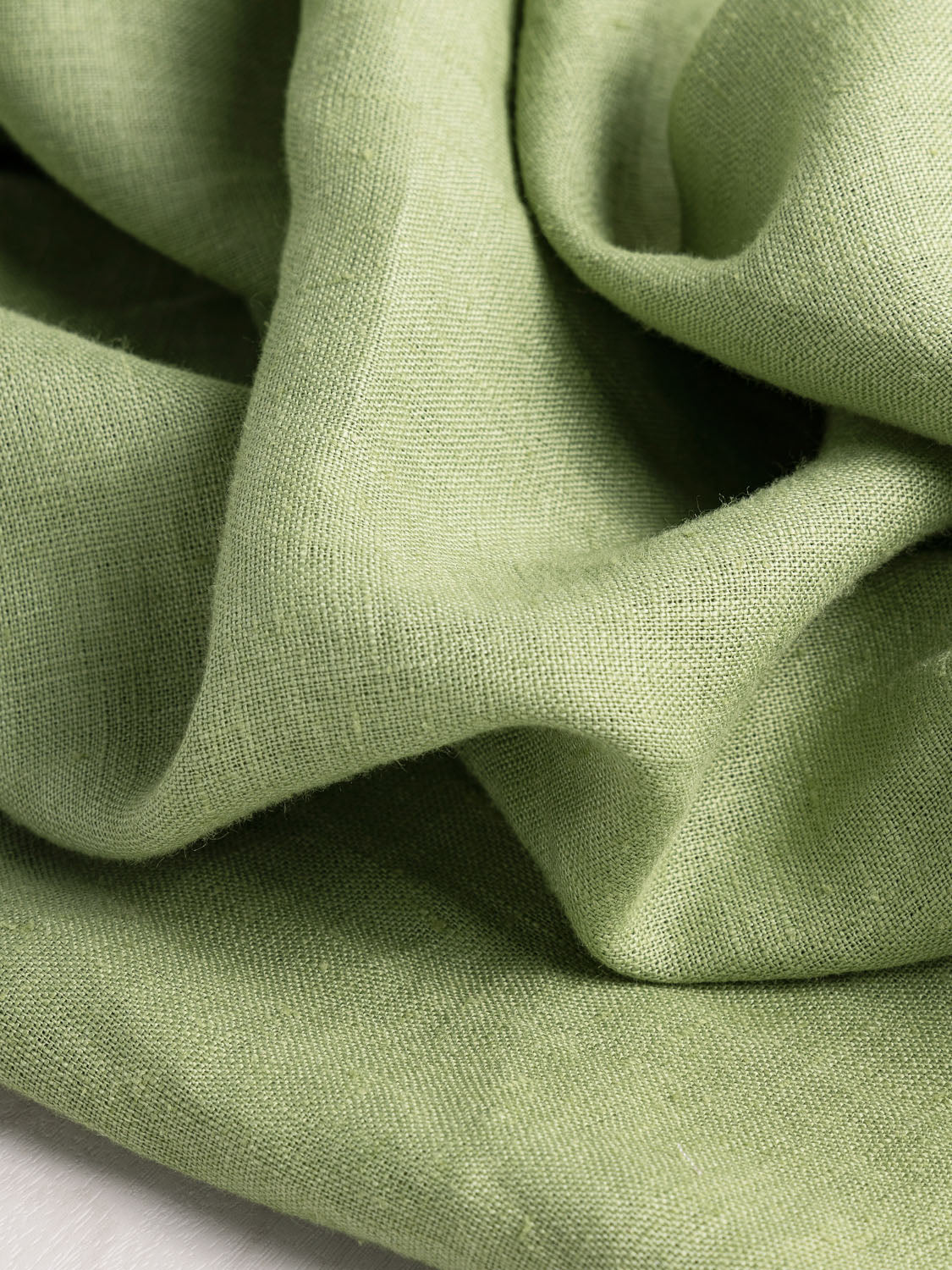 Midweight Core Collection Linen - Matcha | Core Fabrics