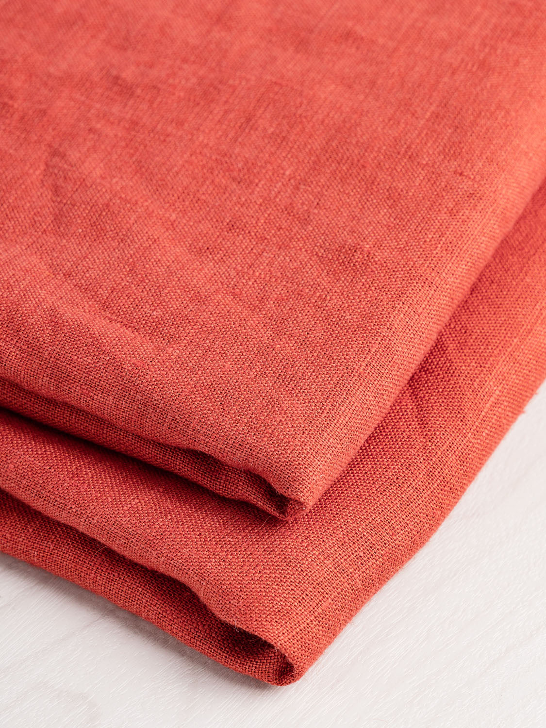 Midweight Core Collection Linen - Blood Orange | Core Fabrics