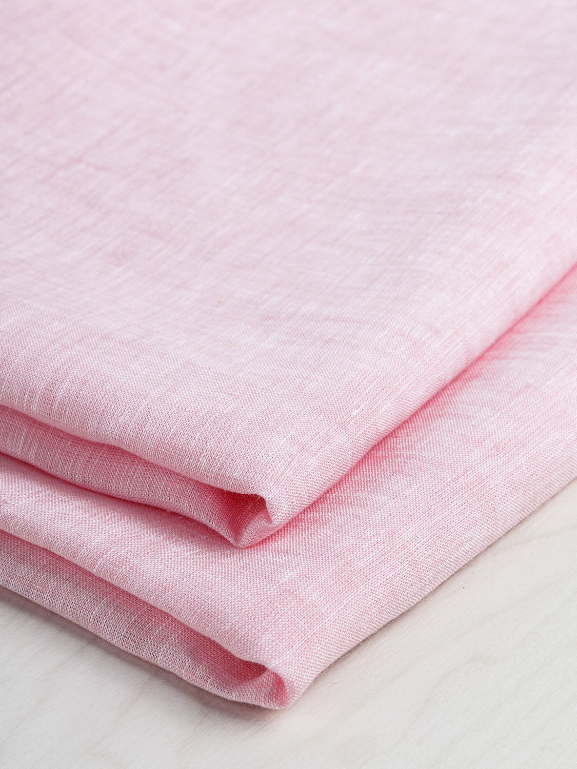 Yarn Dyed Chambray Linen - Petal Pink | Core Fabrics