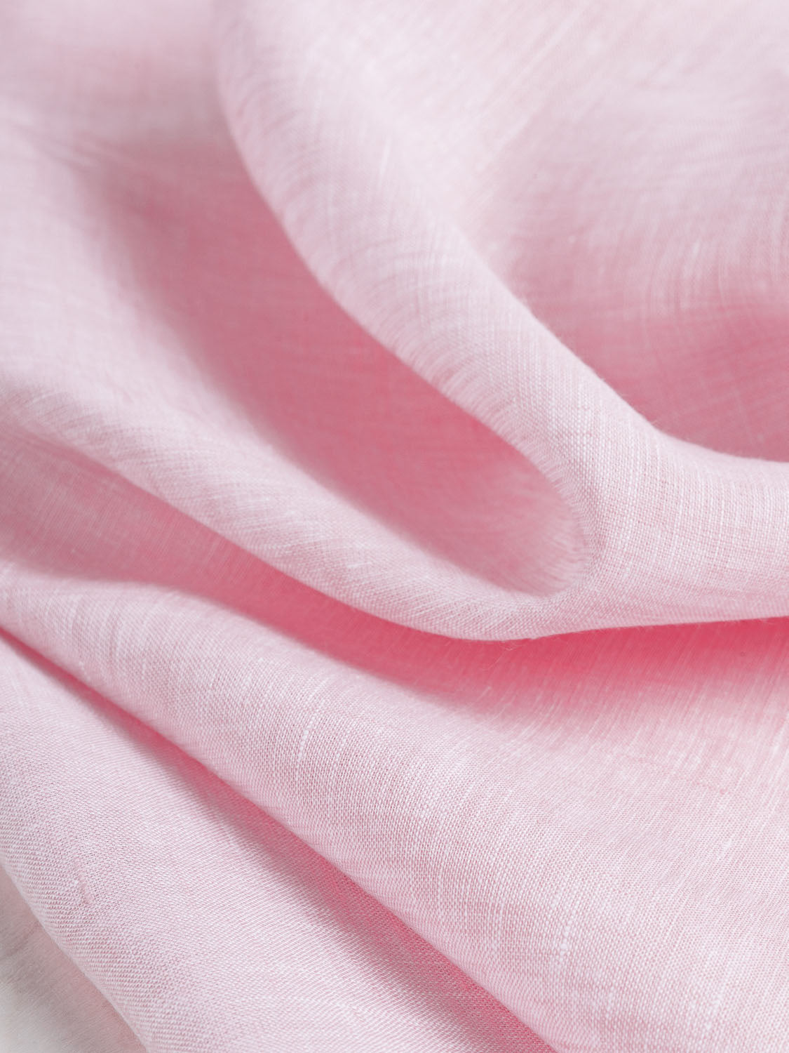 Yarn Dyed Chambray Linen - Petal Pink | Core Fabrics