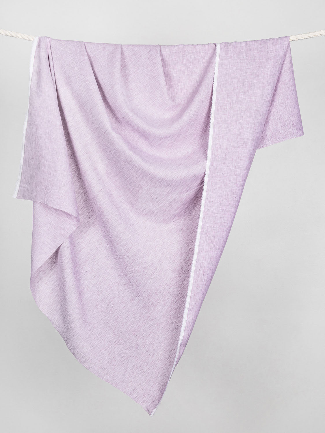 Yarn Dyed Chambray Linen - Lilac | Core Fabrics