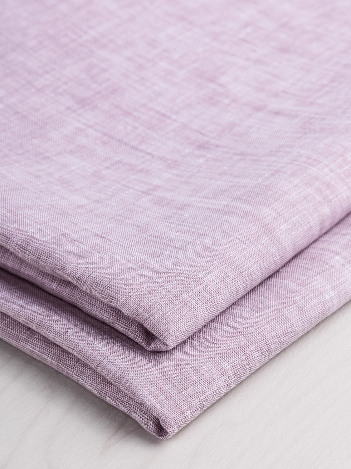 Yarn Dyed Chambray Linen - Lilac | Core Fabrics