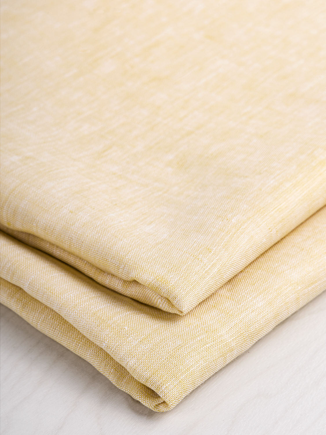 Yarn Dyed Chambray Linen - Sunbeam | Core Fabrics