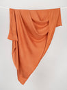 Textured Woven Viscose Deadstock - Burnt Orange | Core Fabrics