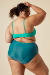 Faye Swimsuit Pattern - Plus Size High Waist Bikini Sewing Pattern by Closet Core Patterns