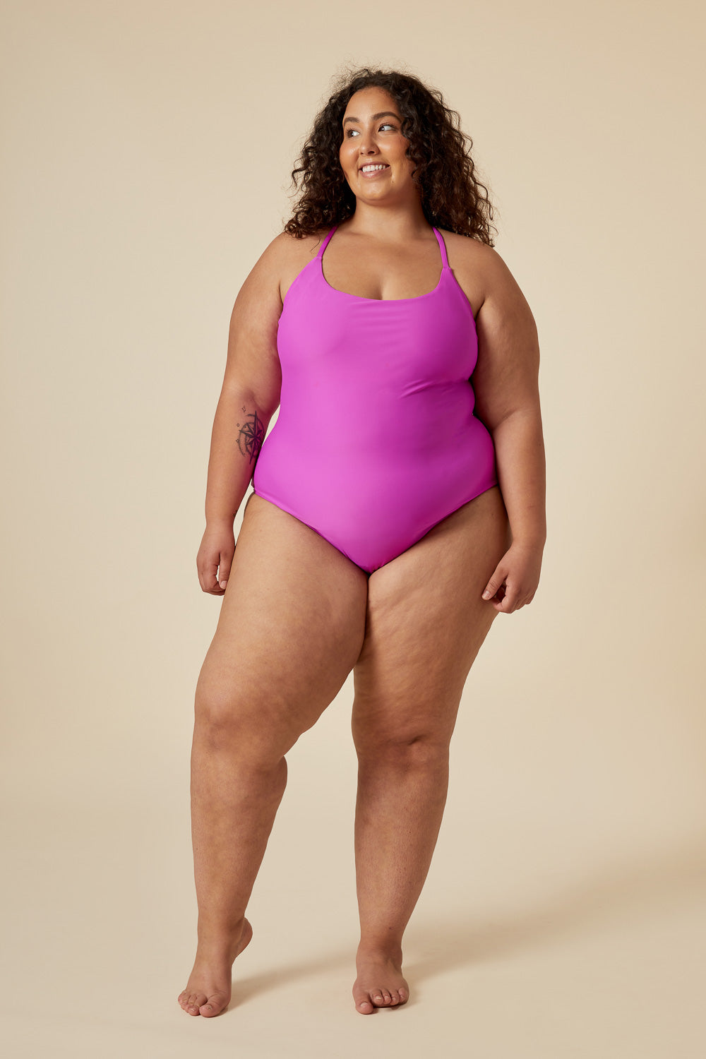 Faye Swimsuit Pattern - Plus Size One Piece Sewing Pattern by Closet Core Patterns