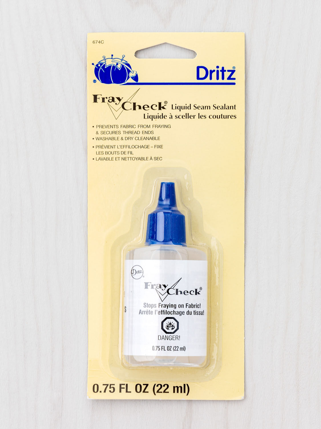 Dritz Fray Check 0.75 OZ (22 ml) Liquid Seam Sealant