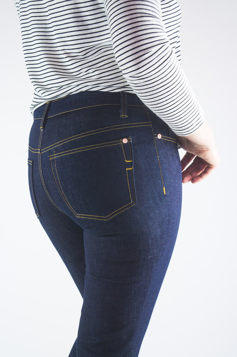 Mid-Rise Ginger Jeans Pattern | Core Fabrics