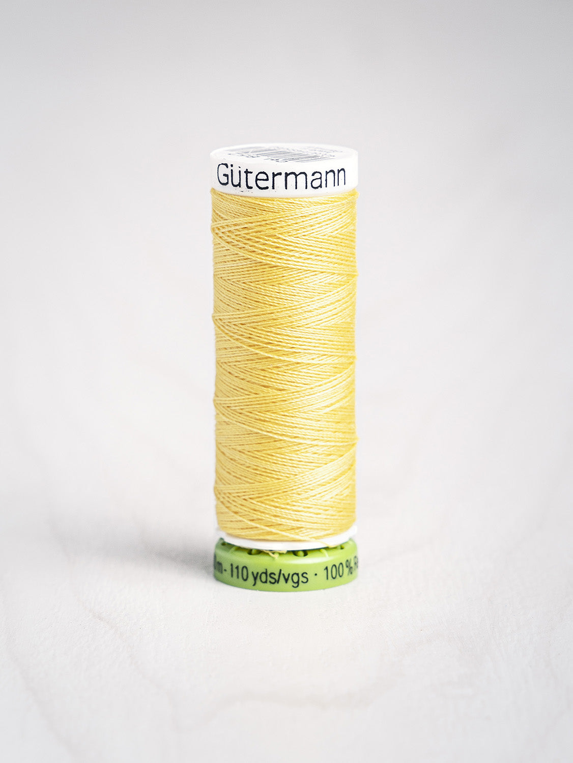 Gütermann All Purpose rPET Recycled Thread - Canary Yellow 852 | Core Fabrics