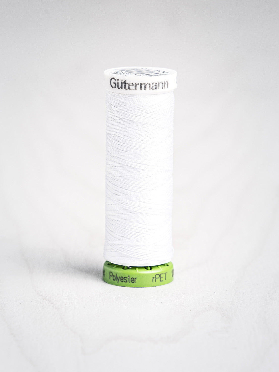 Gütermann All Purpose rPET Recycled Thread - Cool White 800 | Core Fabrics