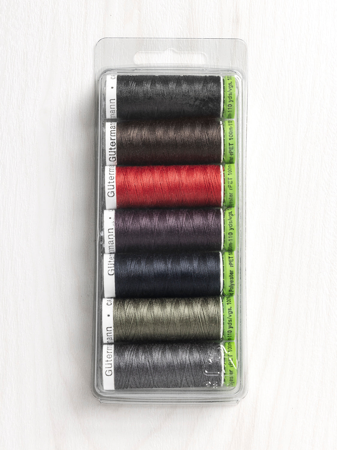 Sew-all Thread Set - Gutermann - Basic Colors 20 spools - The Sewing Place