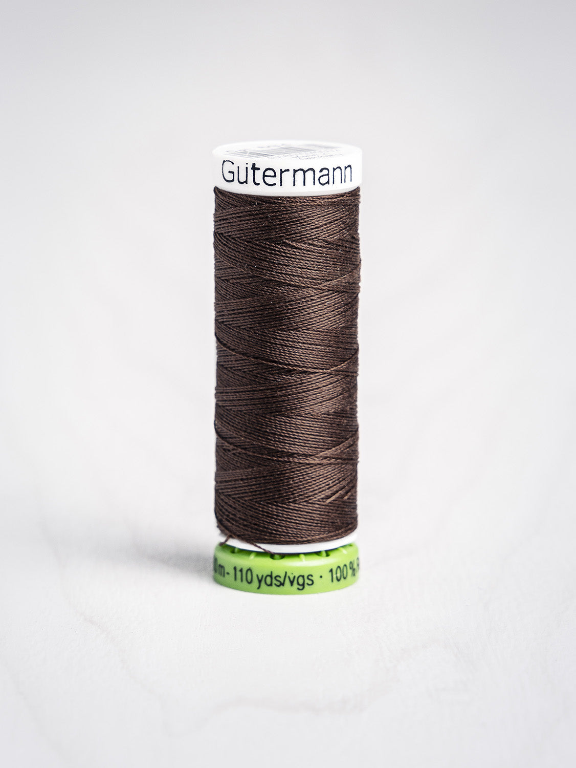 Gütermann All Purpose rPET Recycled Thread - Very Dark Brown 694 | Core Fabrics