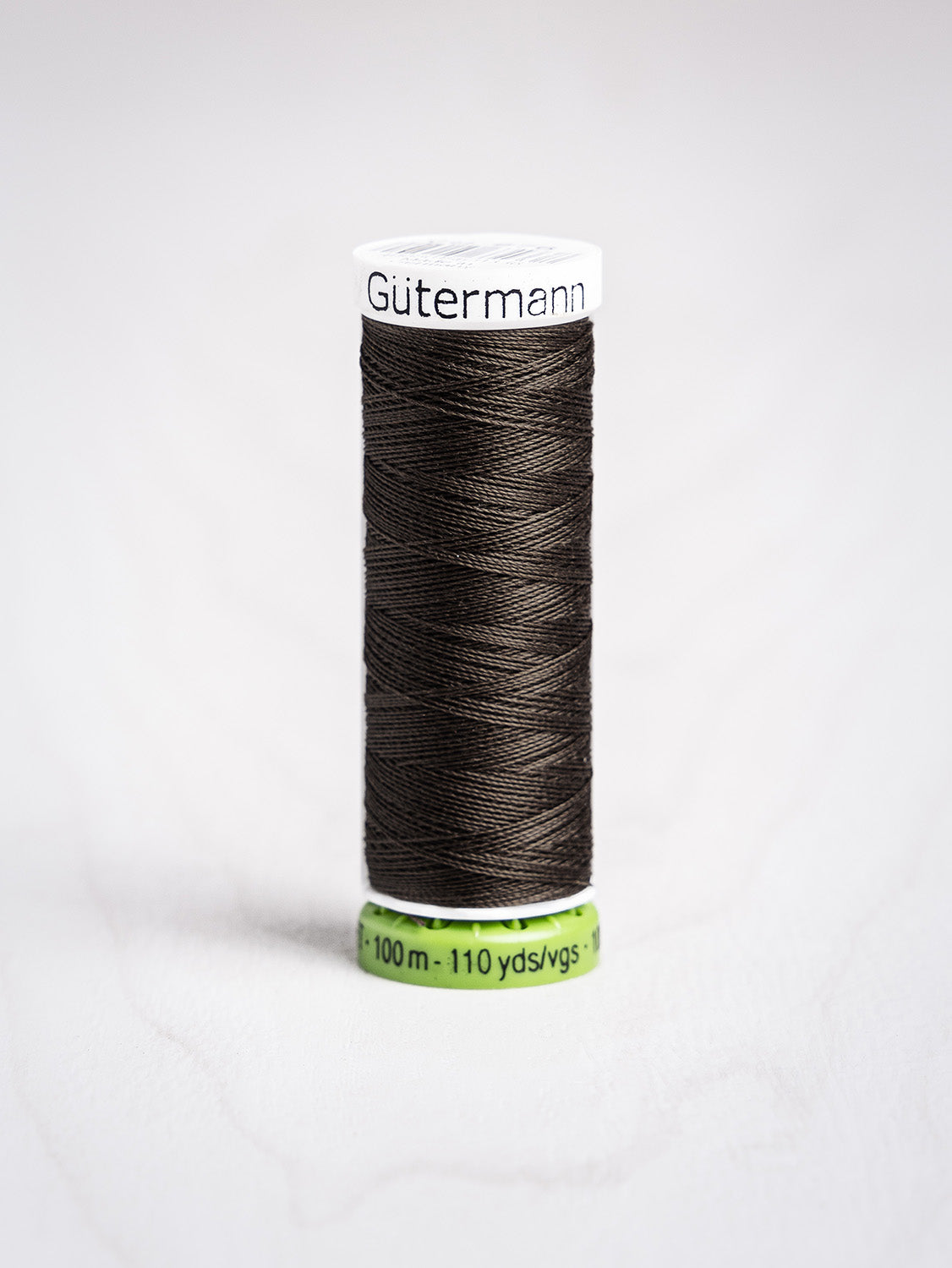 Gütermann All Purpose rPET Recycled Thread - Warm Black 696 | Core Fabrics
