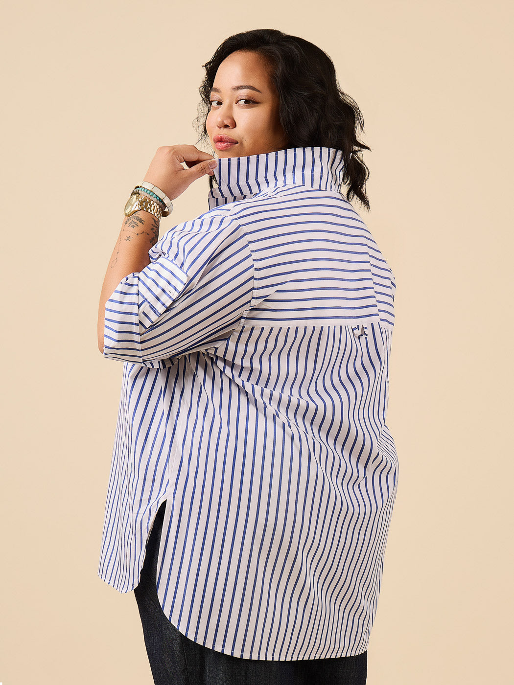 Jenna Shirt | Plus Size Shirt +Shirtdress Pattern | Closet Core Patterns