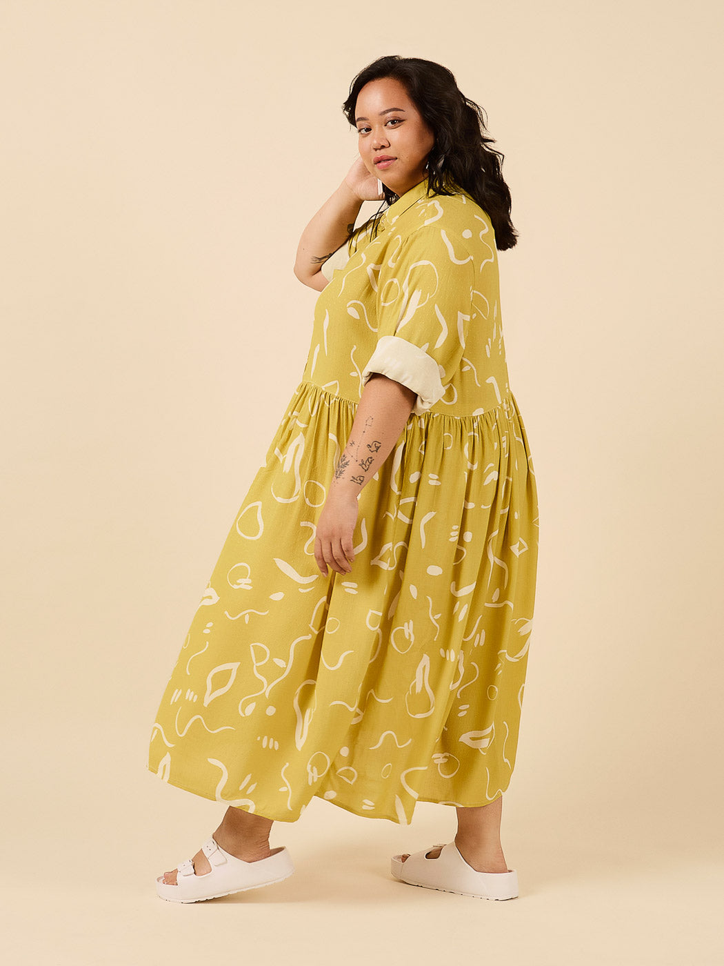 Jenna Shirtdress | Plus Size Shirt +Shirtdress Pattern | Closet Core Patterns