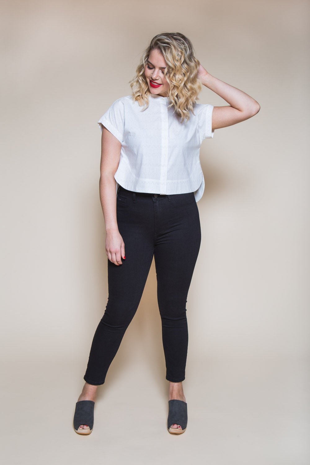 Kalle_Cropped_Shirt_Pattern_27e273d8-1bfd-483a-a41b-915dd770b343 | Core Fabrics
