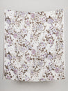 Large Scale Floral Print Cotton - Lavender + Grey + Cream | Core Fabrics