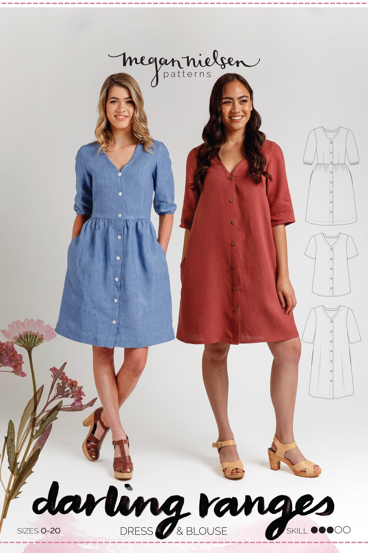 Megan Nielsen - Darling Ranges dress | Core Fabrics