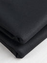 Midweight Core Collection Organic Cotton Canvas - Black | Core Fabrics