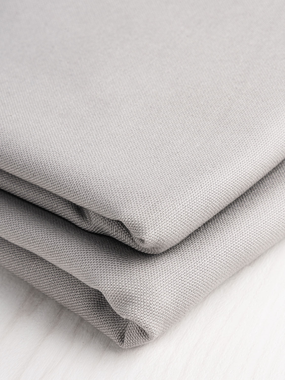 Midweight Core Collection Organic Cotton Canvas - Dove Grey