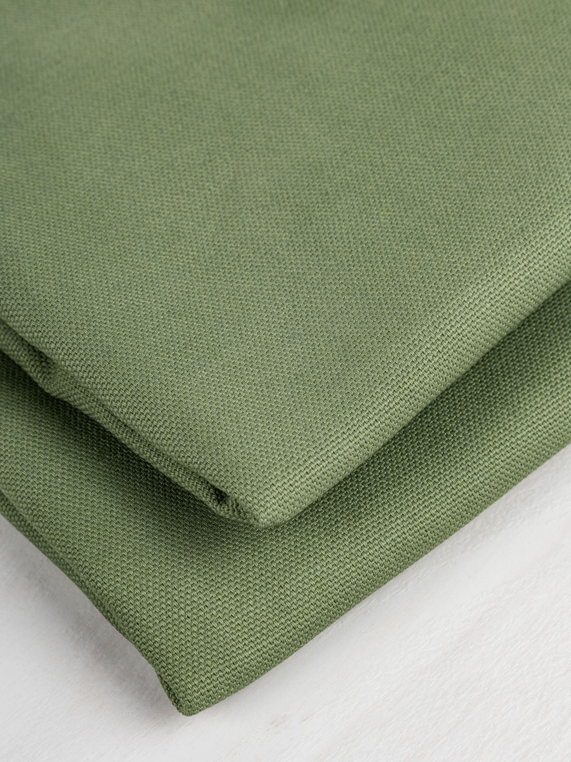 Organic Cotton Rib - Forest – The Fabric Store Online