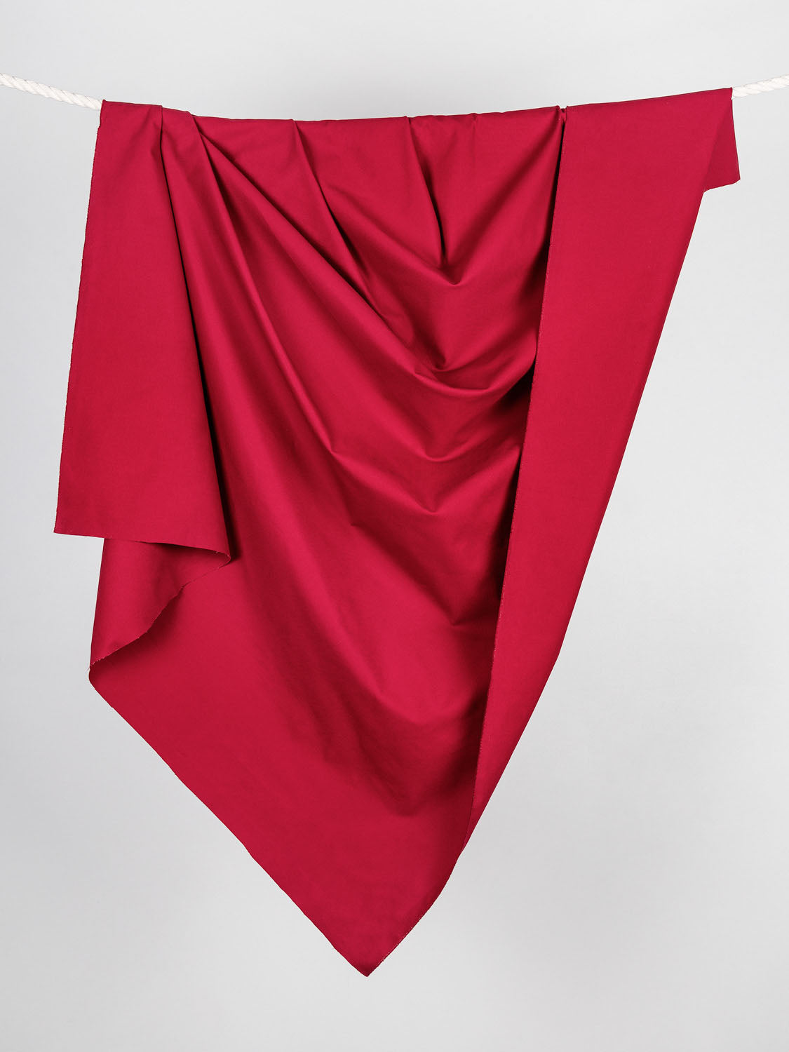 Midweight Core Collection Organic Cotton Canvas - Fire Red | Core Fabrics