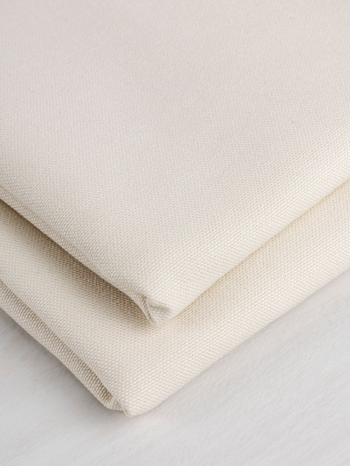 Midweight Core Collection Organic Cotton Canvas - Marshmallow | Core Fabrics