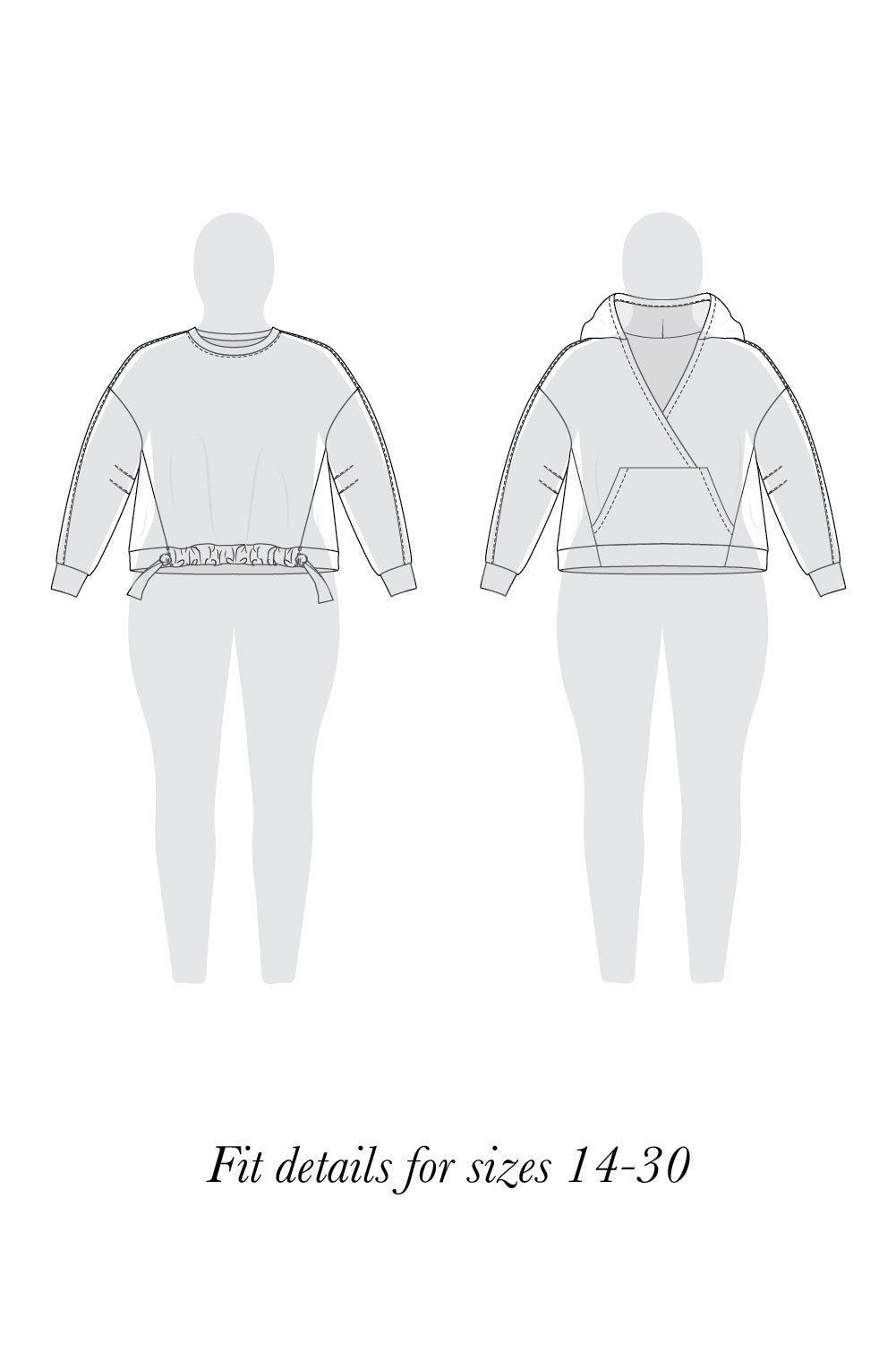 MileEndSweatshirtpattern_Techflats-08 | Core Fabrics