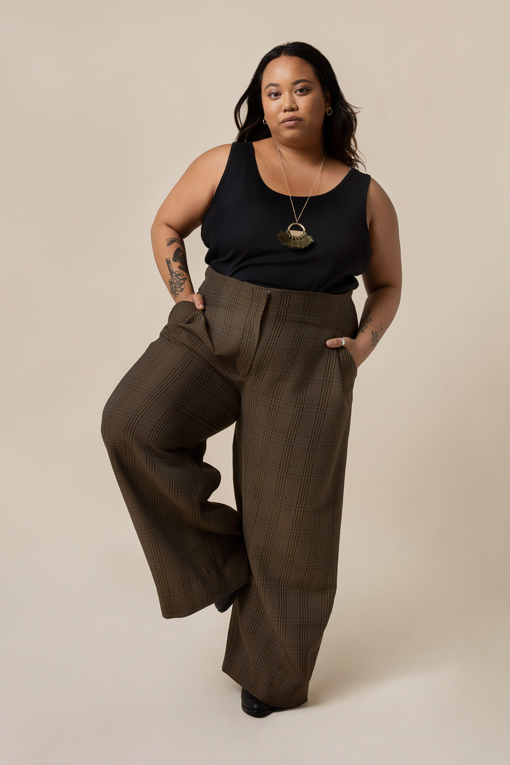 Mitchell Trousers Pattern | Plus Size Pants Pattern | Closet Core Patterns