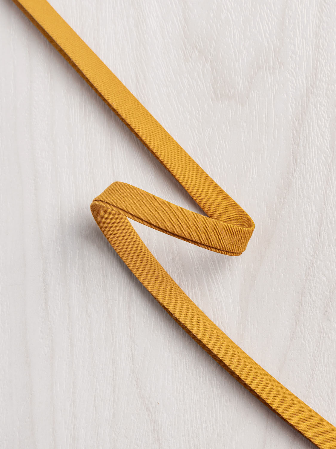 Double-Fold Cotton Poplin Bias Tape - 3/8' (10mm) wide - Gold | Core Fabrics