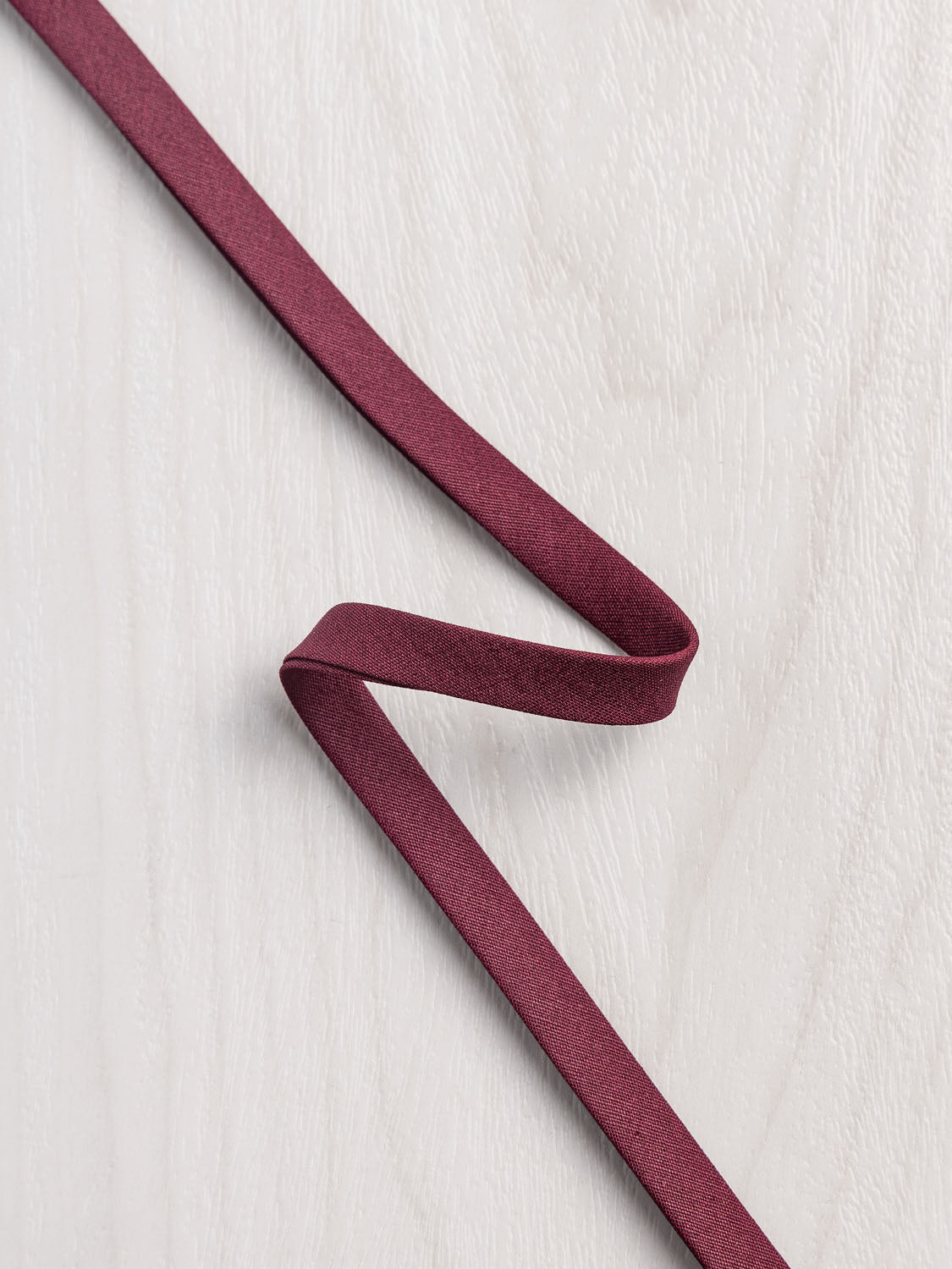 Double-Fold Cotton Poplin Bias Tape - 3/8' (10mm) wide - Merlot | Core Fabrics